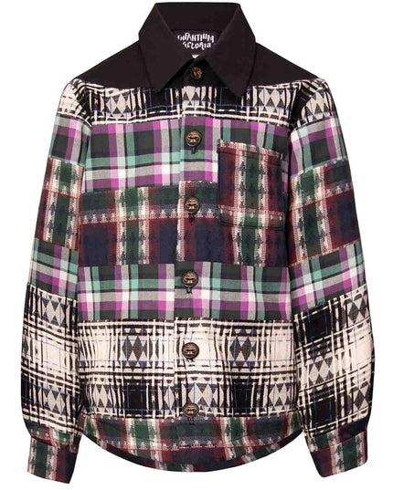 „Designer‑Karohemd im Mixed‑Tartan‑Stil“