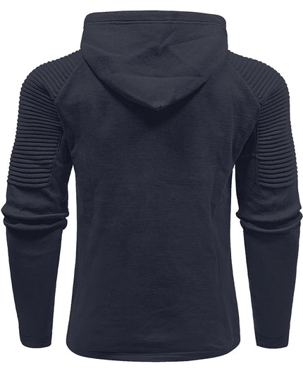 Men's Sweatshirt Spring Casual Knit Pullover Sweater Hoodies Drawstring Hooded Pullover Comfortable Clothing Us Size