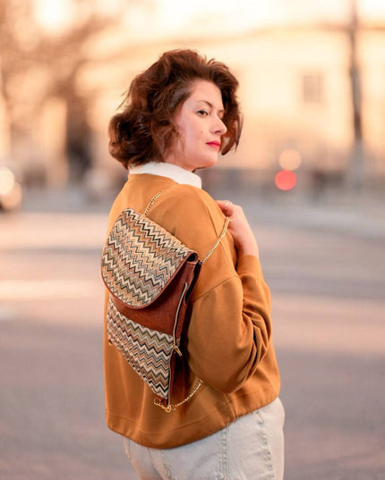 Bag Jane (big), vegan, artificial leather, 4 in 1-4