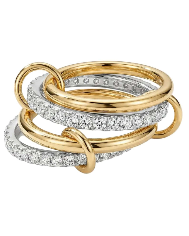 Holly - Interlocking Crystal Ring-0